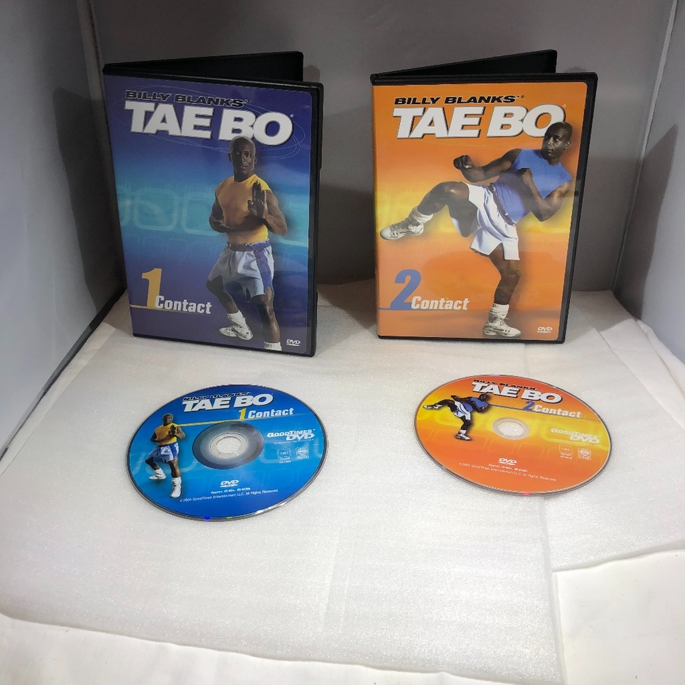 BILLY BLANK'S TAI BO 1 AND 2 CONTACT DVDS
